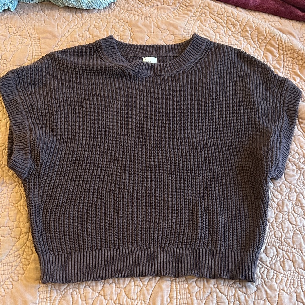 A new day short sleeve sweater